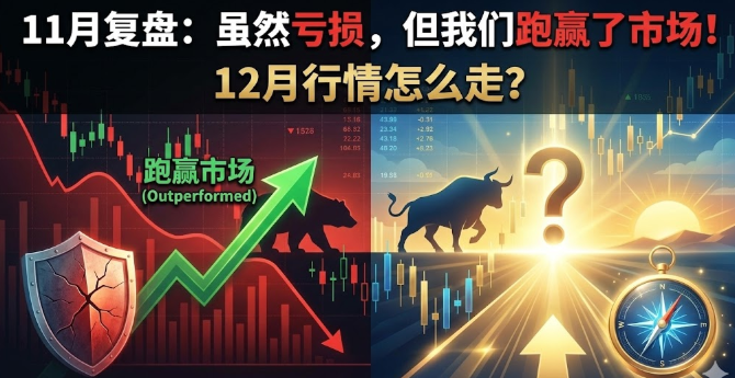 11月复盘:虽然亏损,但我们跑赢了市场!12月行情怎么走?-野生量化员