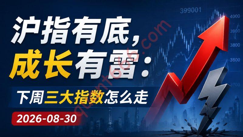 沪指有底,成长有雷:下周三大指数怎么走-2026-08-30-野生量化员